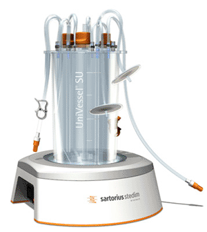 Image: The UniVessel SU single-use bioreactor (Photo courtesy of Sartorius Stedim Biotech).